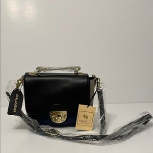 Emma Fox Leather Colour Block Crossbody/Top Handle Bag